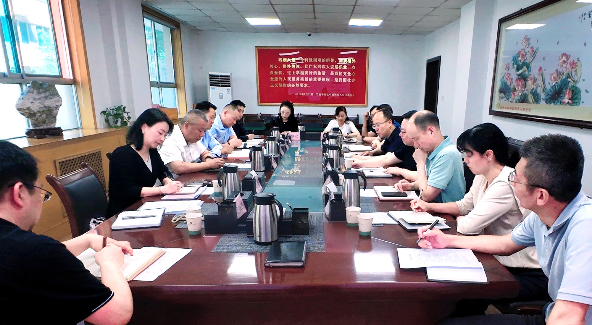 强盛一行赴西安市残疾人联合会开展专题调研——共商残疾人康复养老事业发展，探索科技助残服务新模式