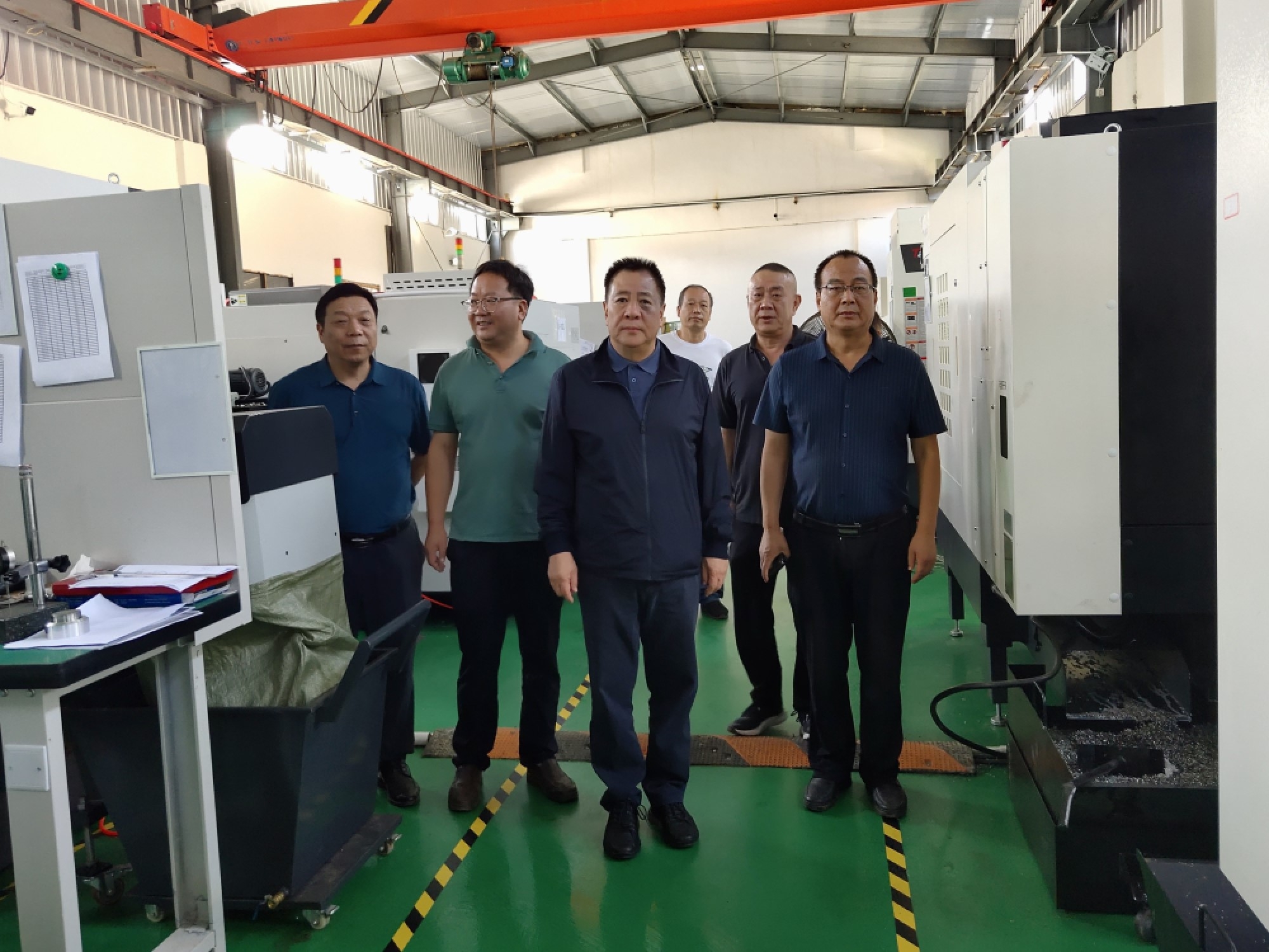 工投集团党委书记、董事长金辉赴陕西长钢新兴科技产业公司调研