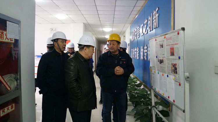 集团领导金辉带队赴标准电梯、标准热处理进行工作调研